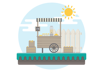 Lemonade Stand - Kostenloses vector #373727
